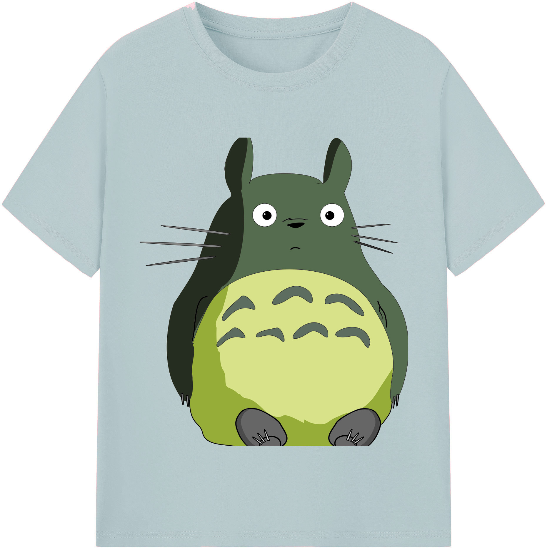 （画像用） となりのトトロ 草壁メイ 草壁サツキ My Neighbor Totoro Satsuki Kusakabe Mei Kusakabe 綿100％半袖Tシャツ（フロントプリント）